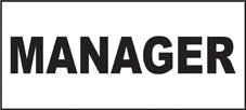 SAFETY SIGN (SAV) | General Signs - Manager